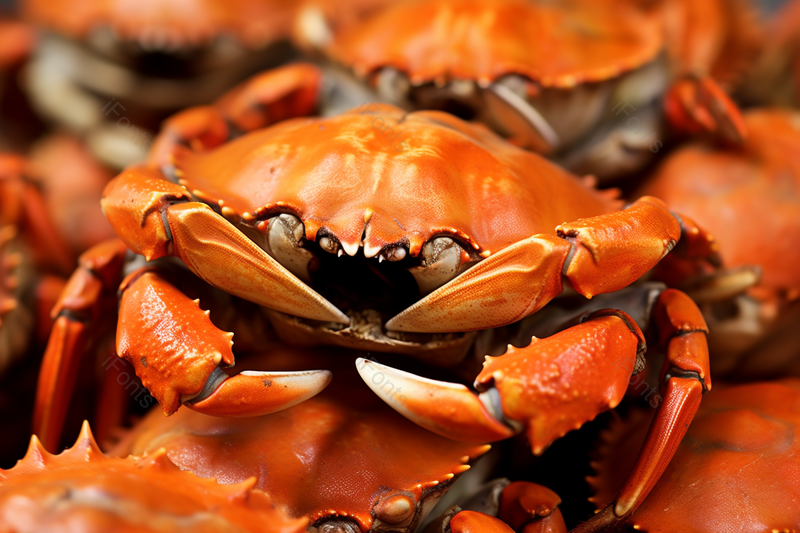 中秋澄阳湖大闸蟹香辣烹饪蟹肉蟹膏橙色,高清,摄影图,摄影图片,图片大全,摄影图免费下载